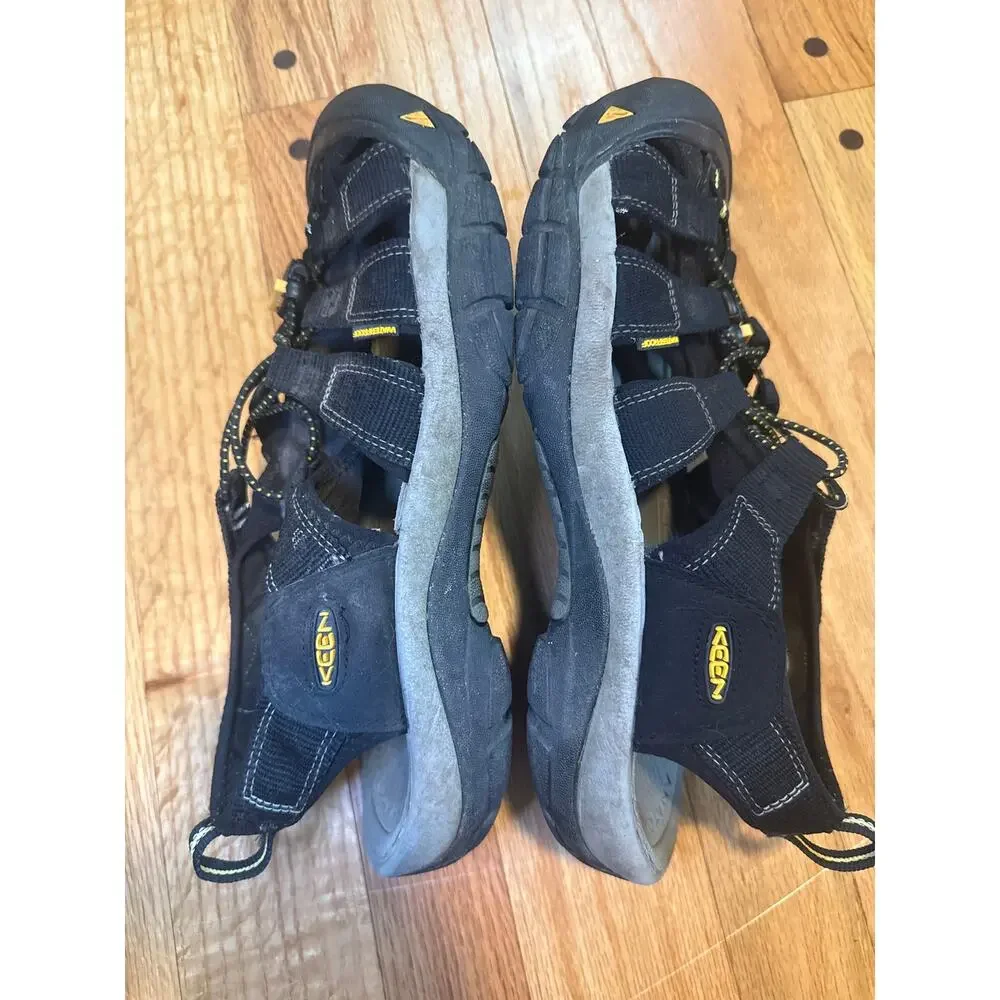 Keen Newport H2 Black Waterproof Fisherman Hiking Sport Sandals Men's US 11.5